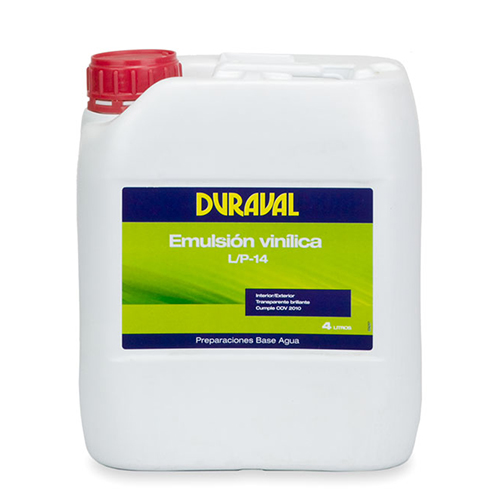 DURAVAL EMULSIÓN VINÍLICA  LATEX  LP-14  INCOLORO