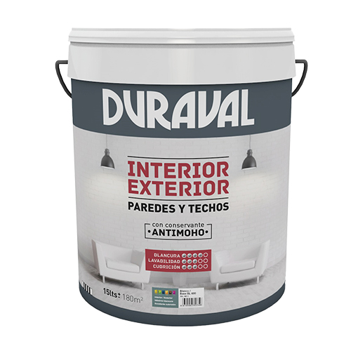 DURAVAL INTERIOR EXTERIOR MATE BLANCO